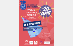Les 20 ans du CS Bellac 21 et 22/02/26
