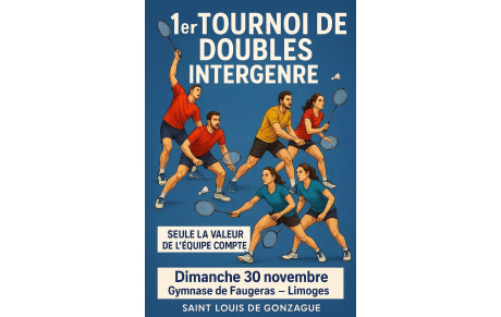 1er tournoi de double intergenre-St Louis de Gonzague